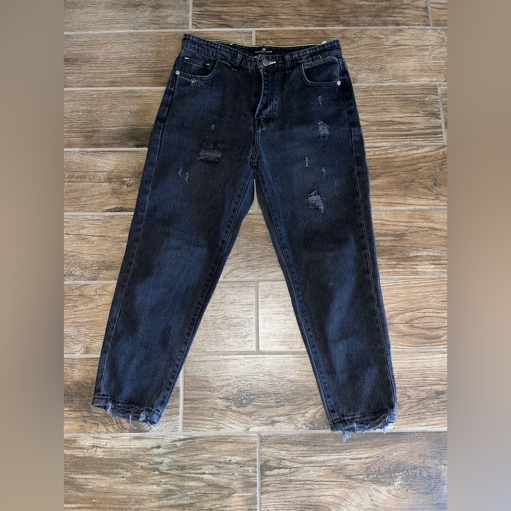Phillip Plein women’s “ mom style” black jeans